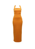 WAL G PETITE HANA HALTER NECK MAXI