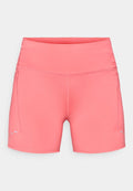 Nike Performance W NK DF SWIFT HR 4IN SHORT - Short running tights - sea coral/reflective silver-coloured