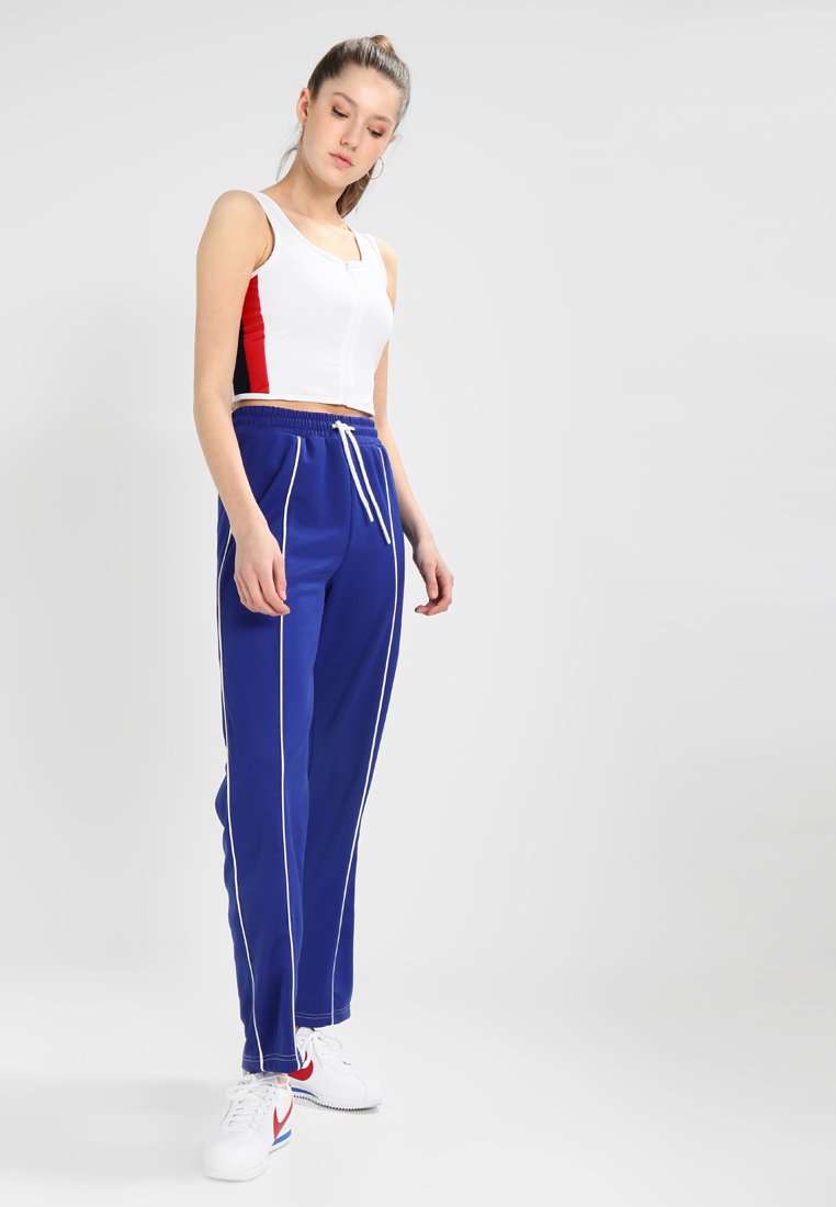 Urban Classics LADIES SIDE STRIPE CROPPED ZIP