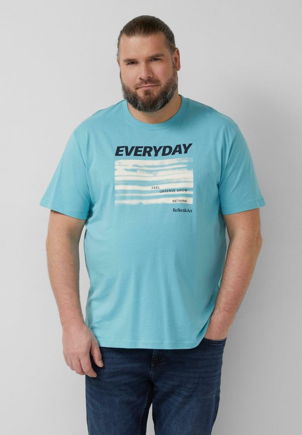 s.Oliver T-SHIRT - Print T-shirt - türkis
