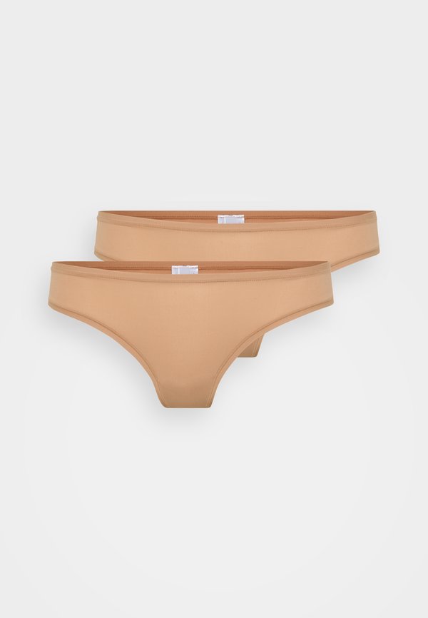 ONLY ONLPEACHY THONG 2 PACK - Thong - tawny birch