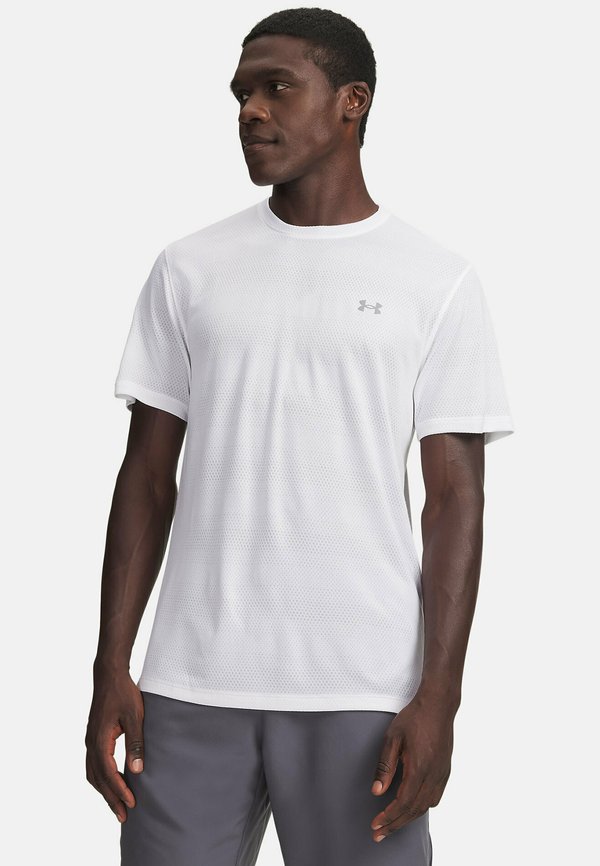 Under Armour VELOCITI - Sports T-shirt - white