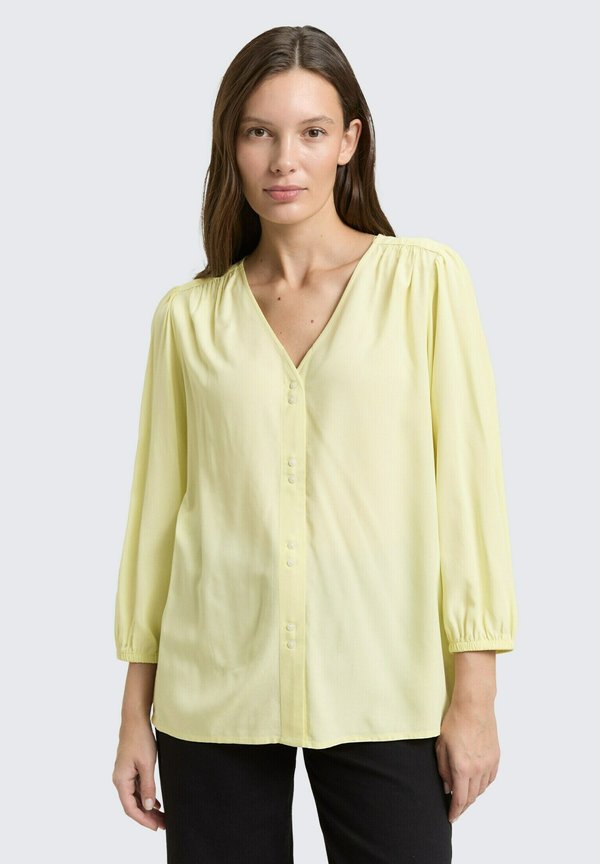 TOM TAILOR Blouse - soft lemon