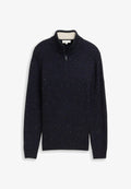 TOM TAILOR STRUCTURED TROYER - Jumper - navy melange multi neps