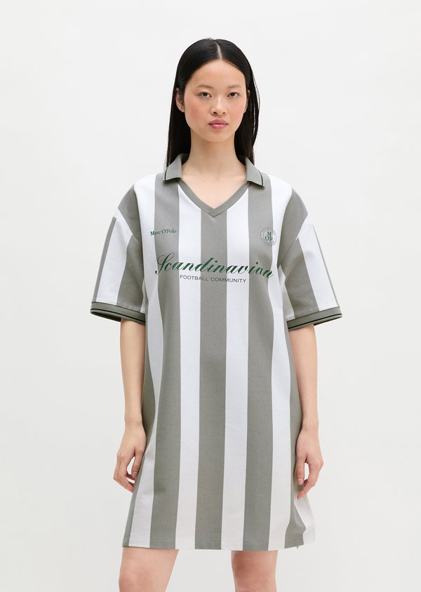 Marc O'Polo CLUB '67 FOOTBALL TRIKOT DRESS STRIPED