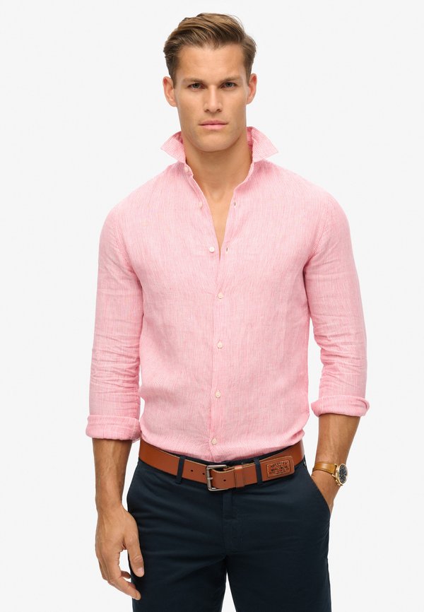 Superdry & Co CASUAL LONG SLEEVE - Shirt - new house pink stripe