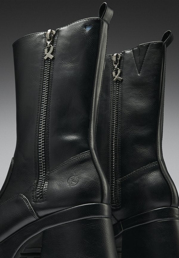 Koi Footwear HALCYON CHUNKY HEELED BOOTS