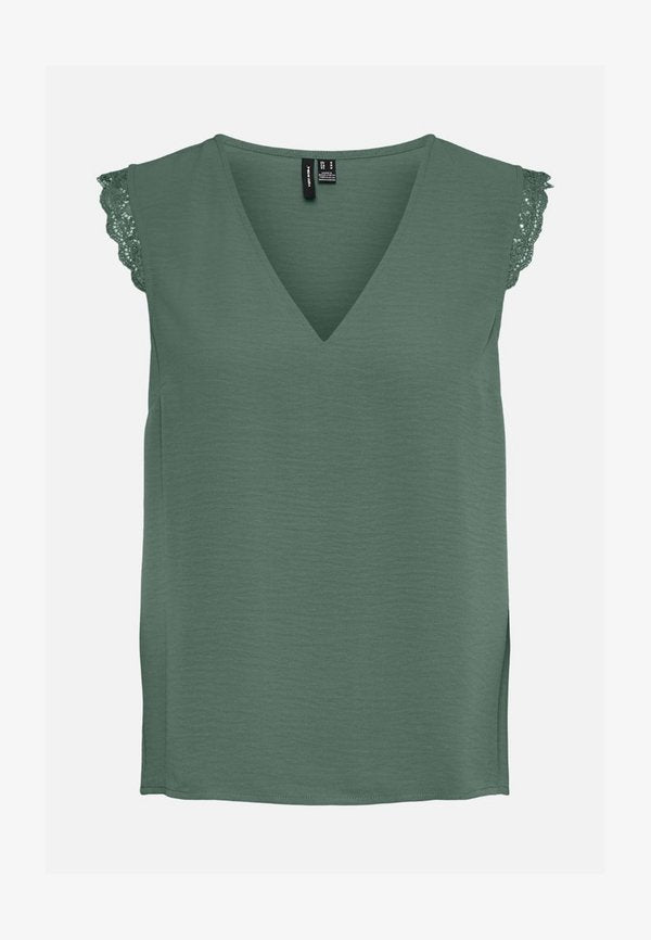 Vero Moda VMNANNA - Basic T-shirt - green