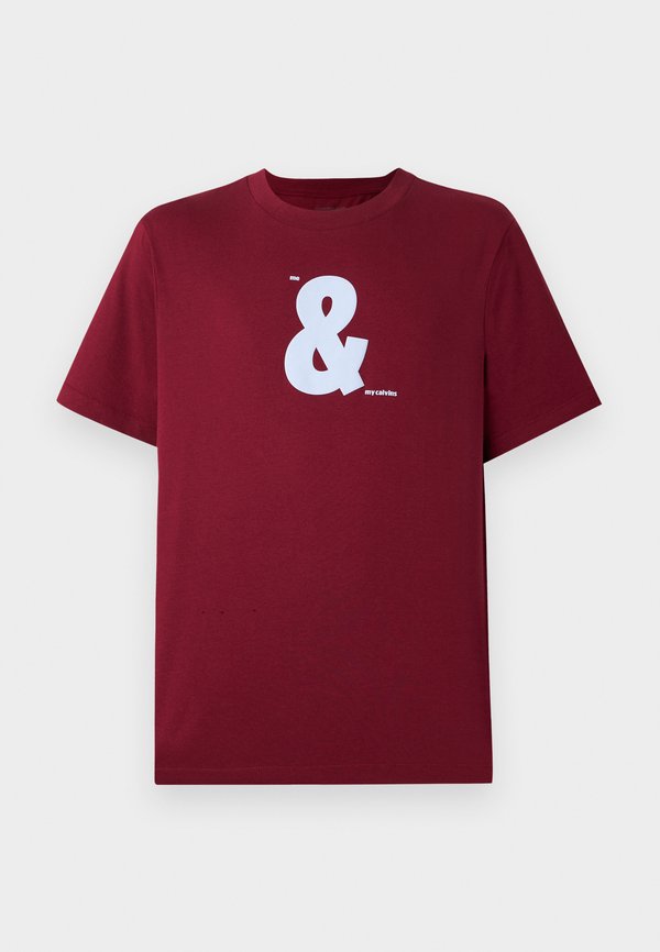 Calvin Klein Jeans 20S GRAPHIC TEE - Print T-shirt - renaissance red