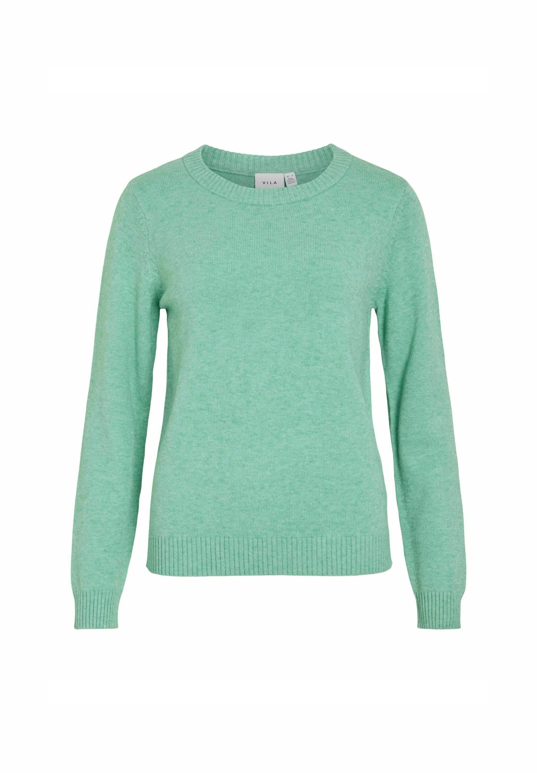 VILA VIRIL O-NECK L/S KNIT TOP - NOOS