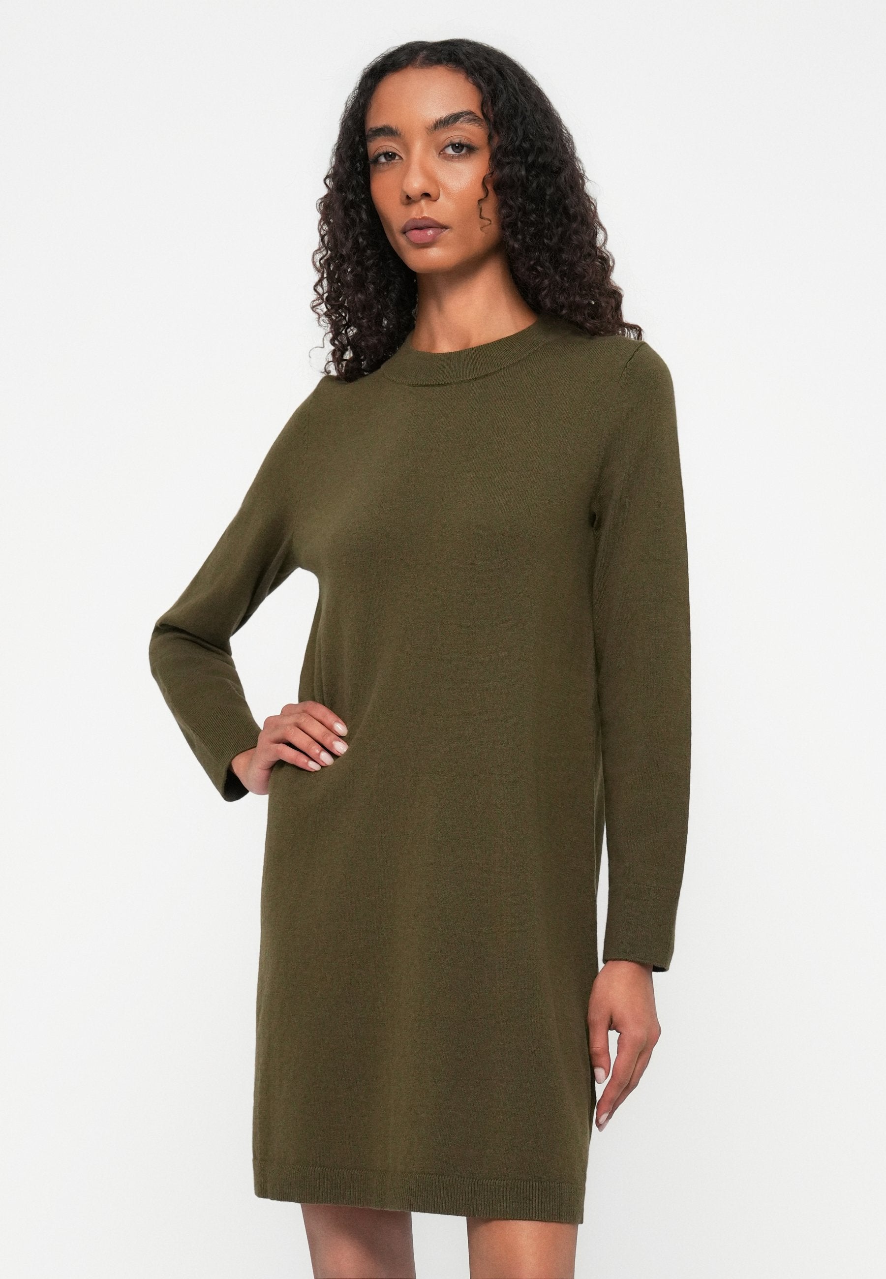 Marc O'Polo DENIM DRESS LONGSLEEVE CREW NECK