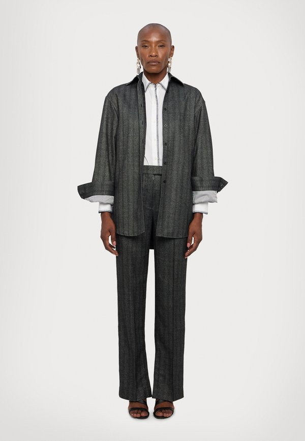 REMAIN STRIPED OVERSHIRT
