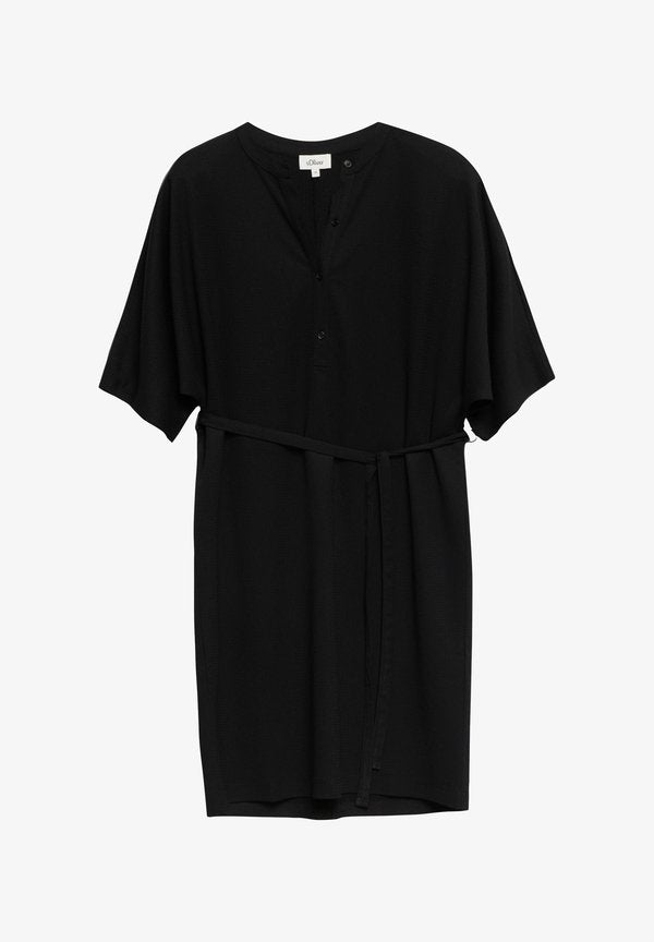 s.Oliver KLEID - Jersey dress - schwarz