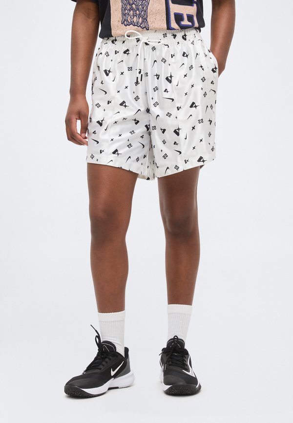 Nike Performance A'JA SHINE SHORT - Sports shorts - white/black