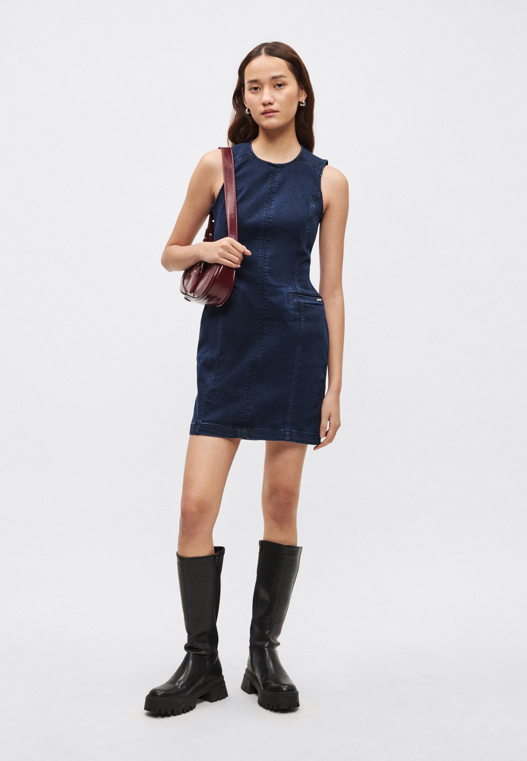 Pepe Jeans CONTOUR SHIFT DRESS KIM