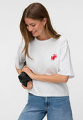 Vero Moda T-SHIRT VMTAMMIE T-SHIRT - Print T-shirt - snow white