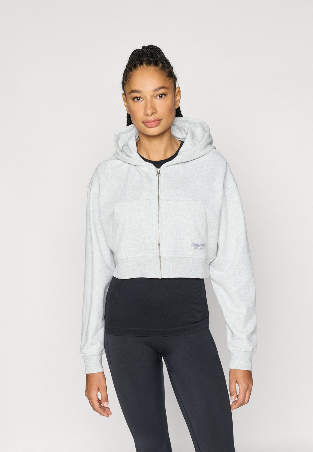 ICANIWILL ESSENCE CROPPED HOODIE