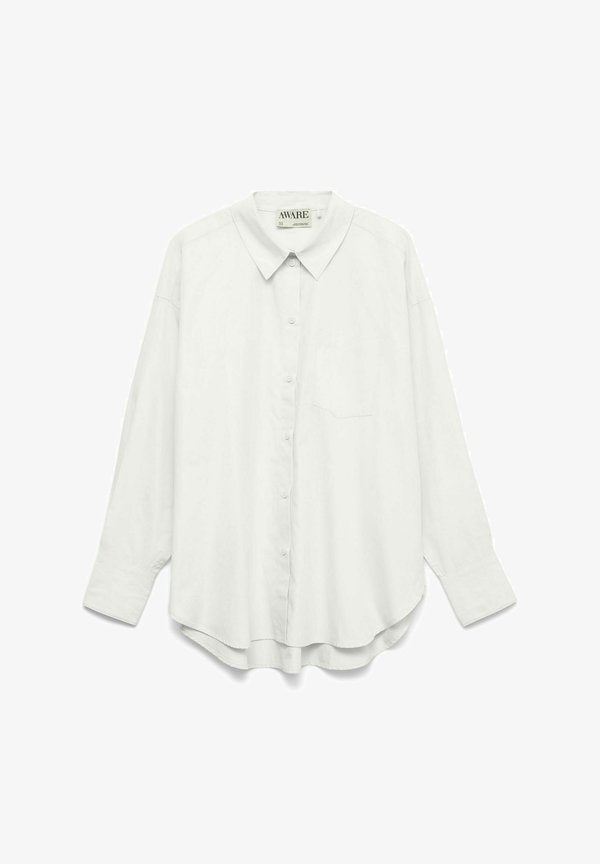 Vero Moda AWPARINA - Button-down blouse - snow white