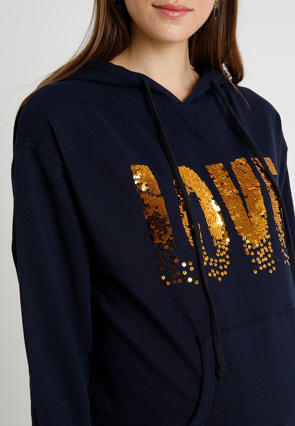 Queen Mum HOODED WITH SEQUINS