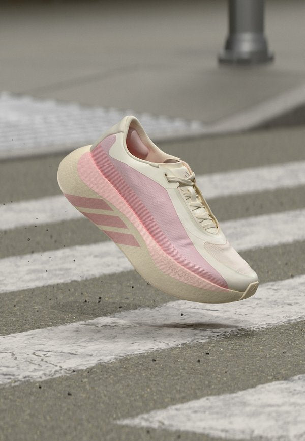 adidas Performance HYPERBOOST EDGE - Road running shoes - off white/clear pink/clear pink
