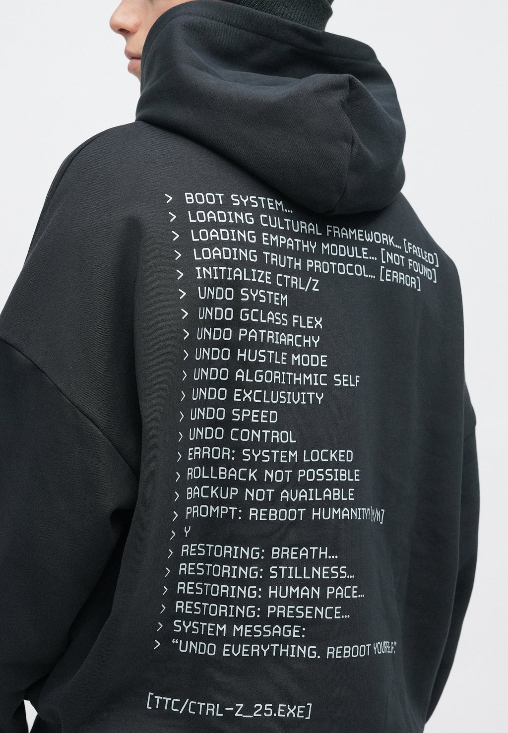 The Tracksuit Club HOODIE UNDO SOCIETY UNISEX