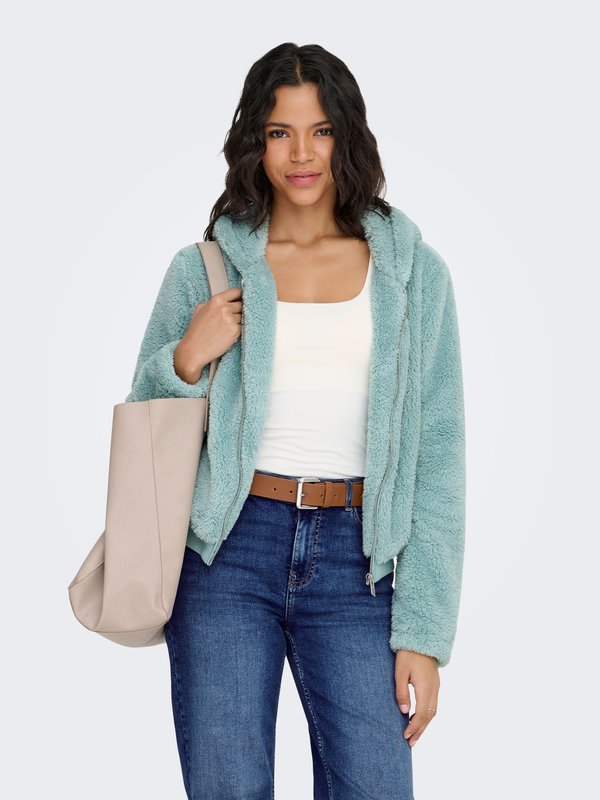 ONLY ONLANNA - Fleece jacket - gray mist