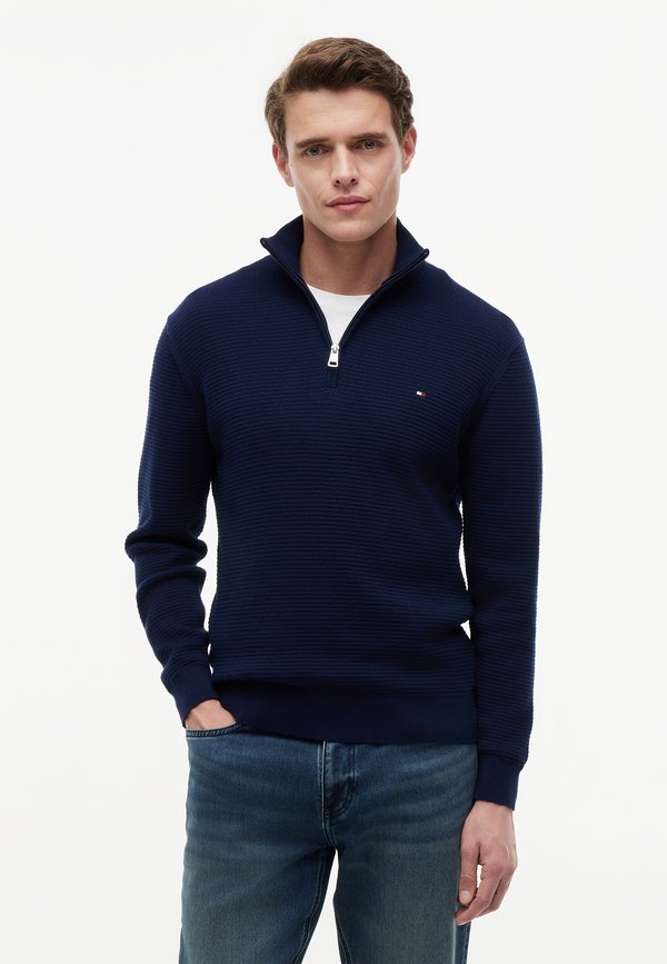 Tommy Hilfiger SEASONAL STRUCTURE - Jumper - carbon navy
