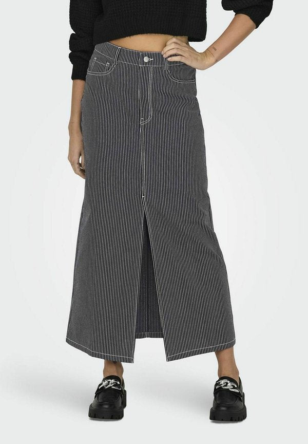 ONLY ONLMERLE Long - Denim skirt - night sky
