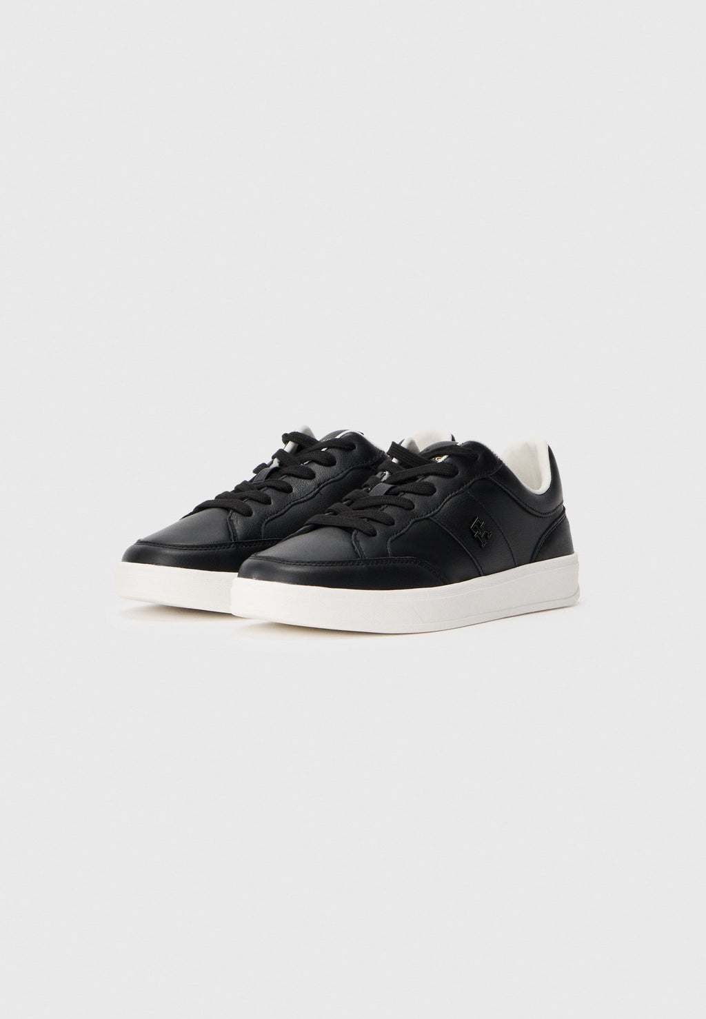 TH MONOGRAM LEATHER COURT TRAINERS Media 2