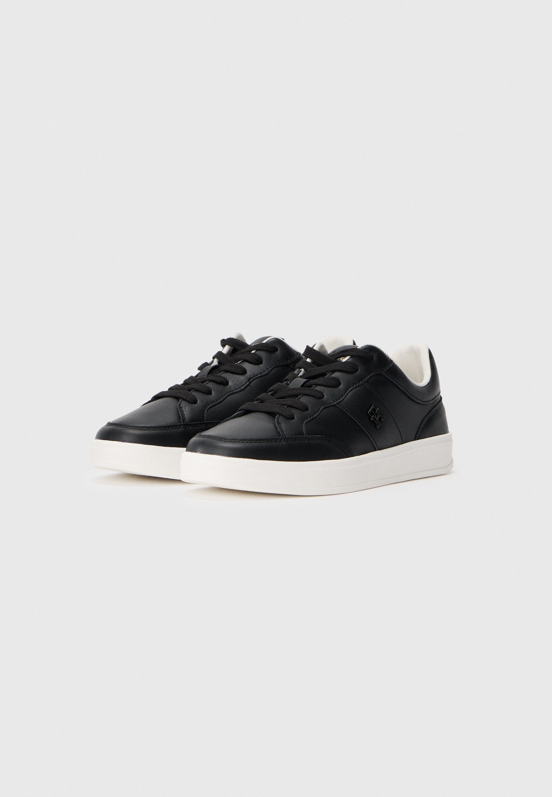 TH MONOGRAM LEATHER COURT TRAINERS Media 2
