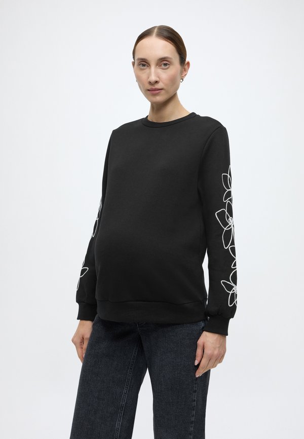 Anna Field MAMA ROPE CHAIN SLEEVE DETAIL FLOWER CREW