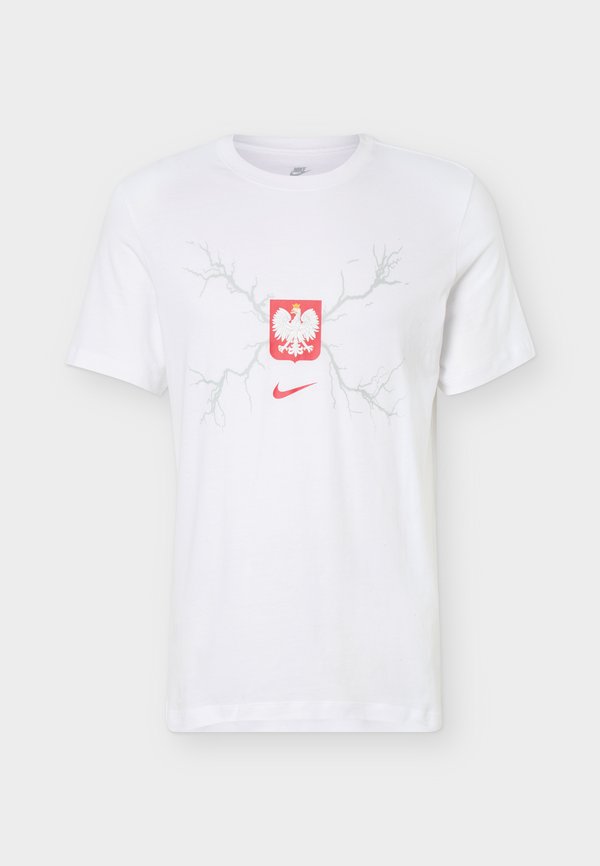 Nike Performance POLAND MENS GRAPHIC TEE - National team wear - white/sport red