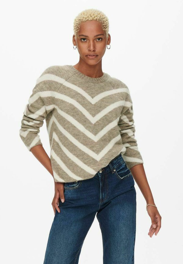 ONLY ONLELIZA L/S PULLOVER KNT NOOS - Jumper - mermaid