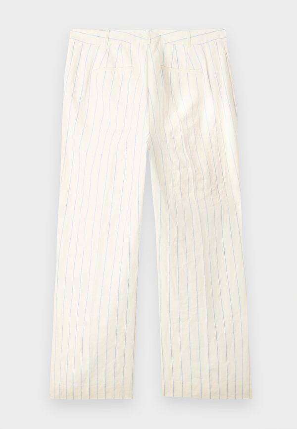 Lauren Ralph Lauren Woman STRIPED LINEN WIDE-LEG PANT