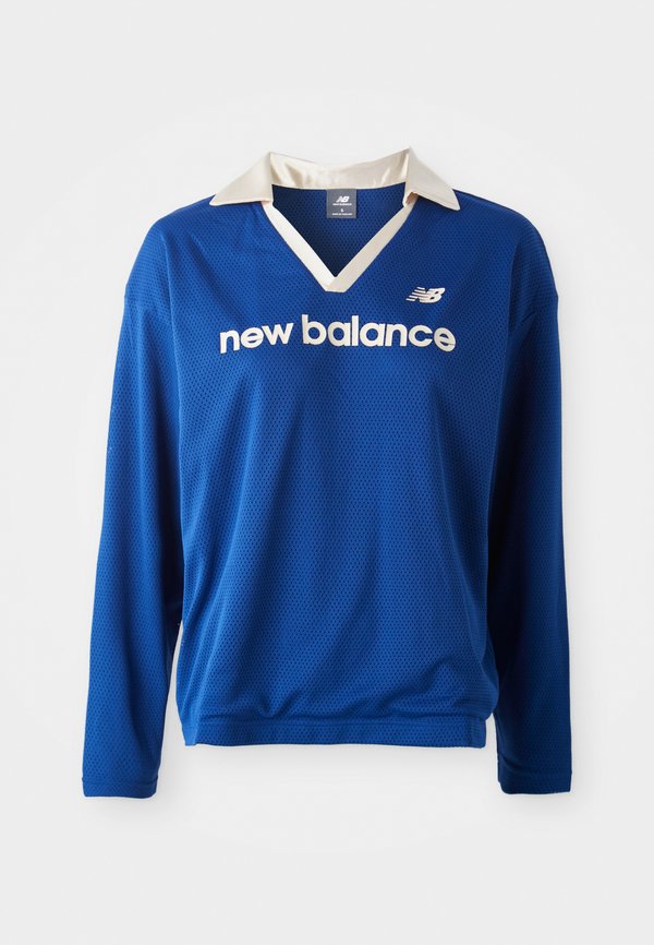 New Balance LONG SLEEVE - Long sleeved top - blue