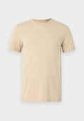 Guess AIDY CN SS TEE - Basic T-shirt - neutral sand