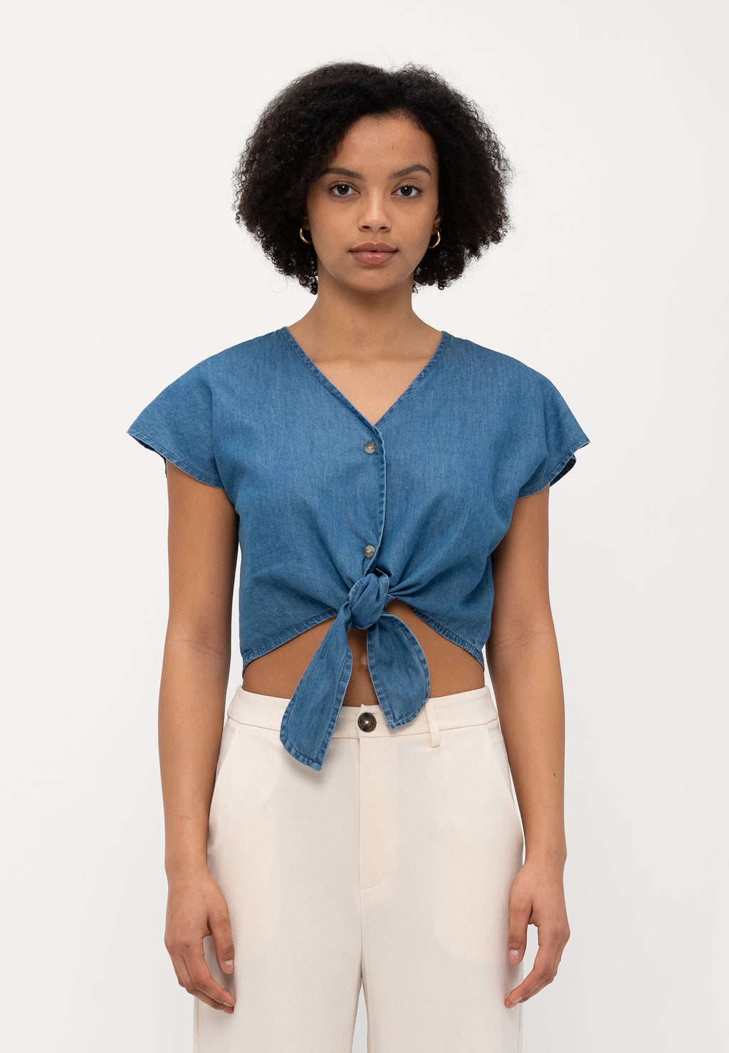 ONLY Petite ONLBEA SIESTA KNOT SHIRT