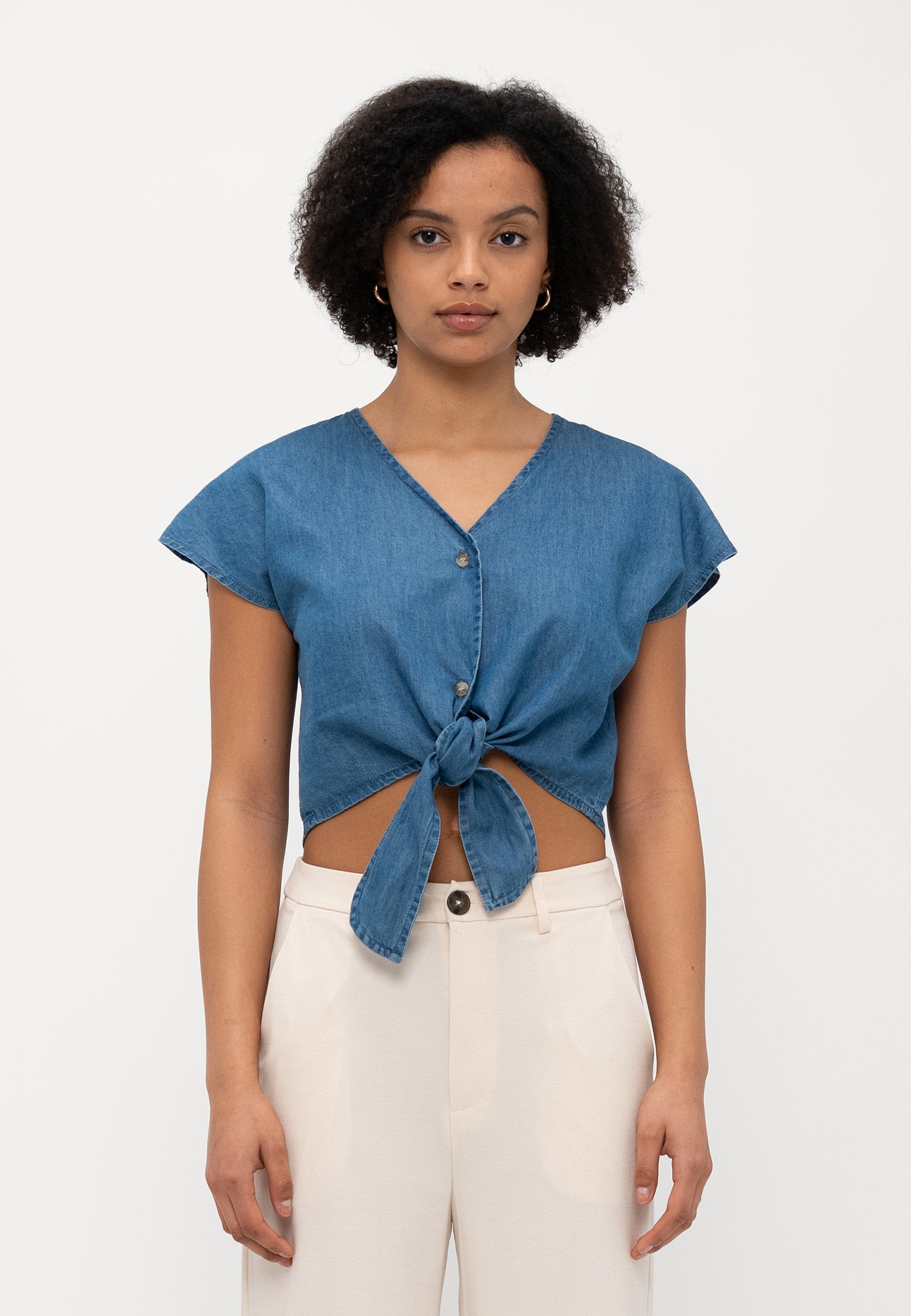 ONLY Petite ONLBEA SIESTA KNOT SHIRT