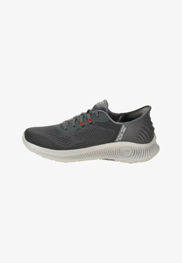 Skechers GO WALK ANYWHERE  - Trainers - charcoal red