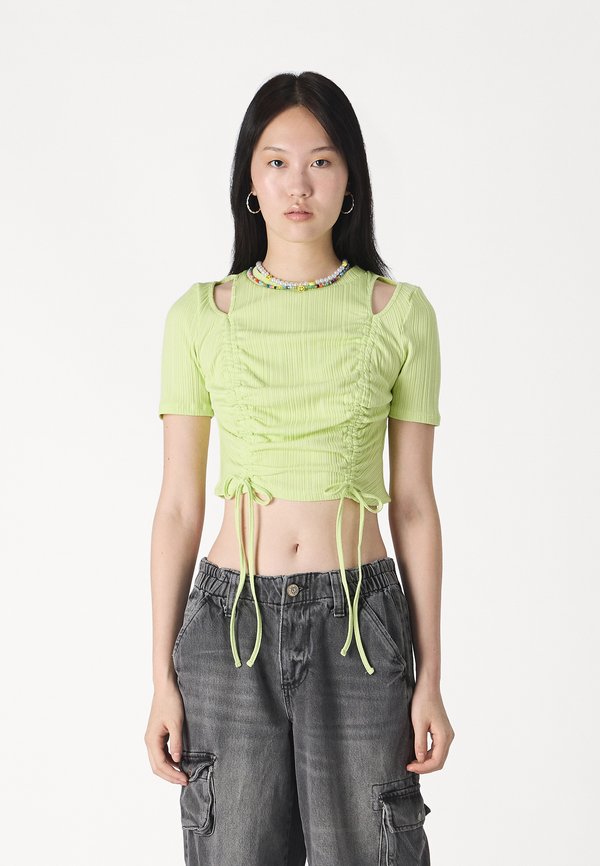 Even&Odd by Zalando CROP TOP  PULL LACES