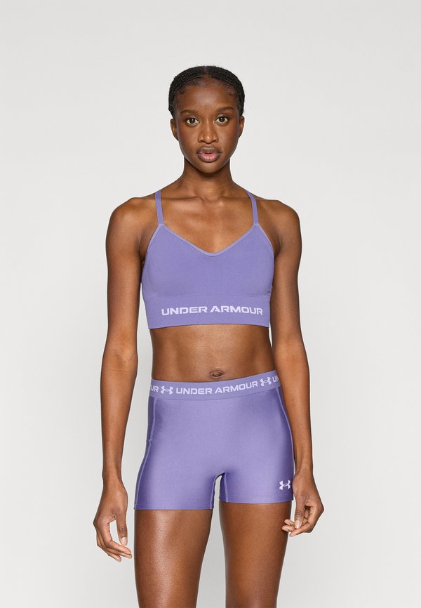 Under Armour VANISH SEAMLESS LOW - Light support sports bra - purple luxe/purple crest