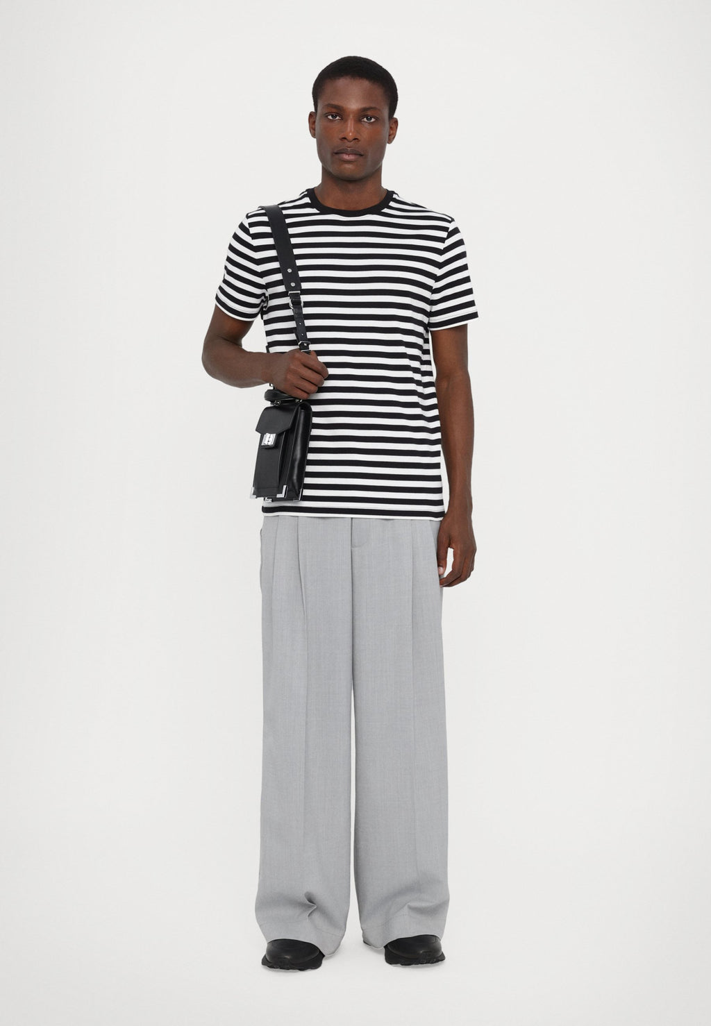 Michael Kors SLEEK CREW STRIPE
