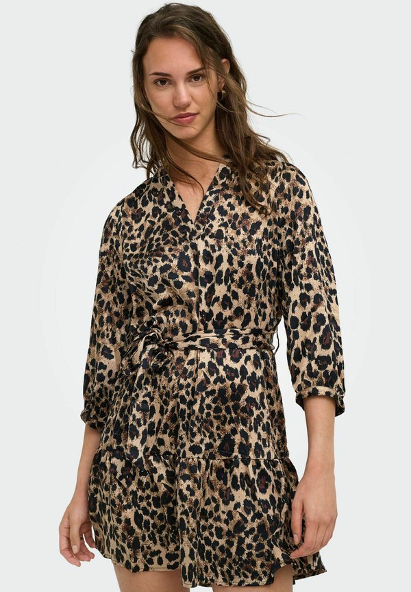 ONLY DRESS ONLALENA SHORT DRESS - Day dress - pumice stone