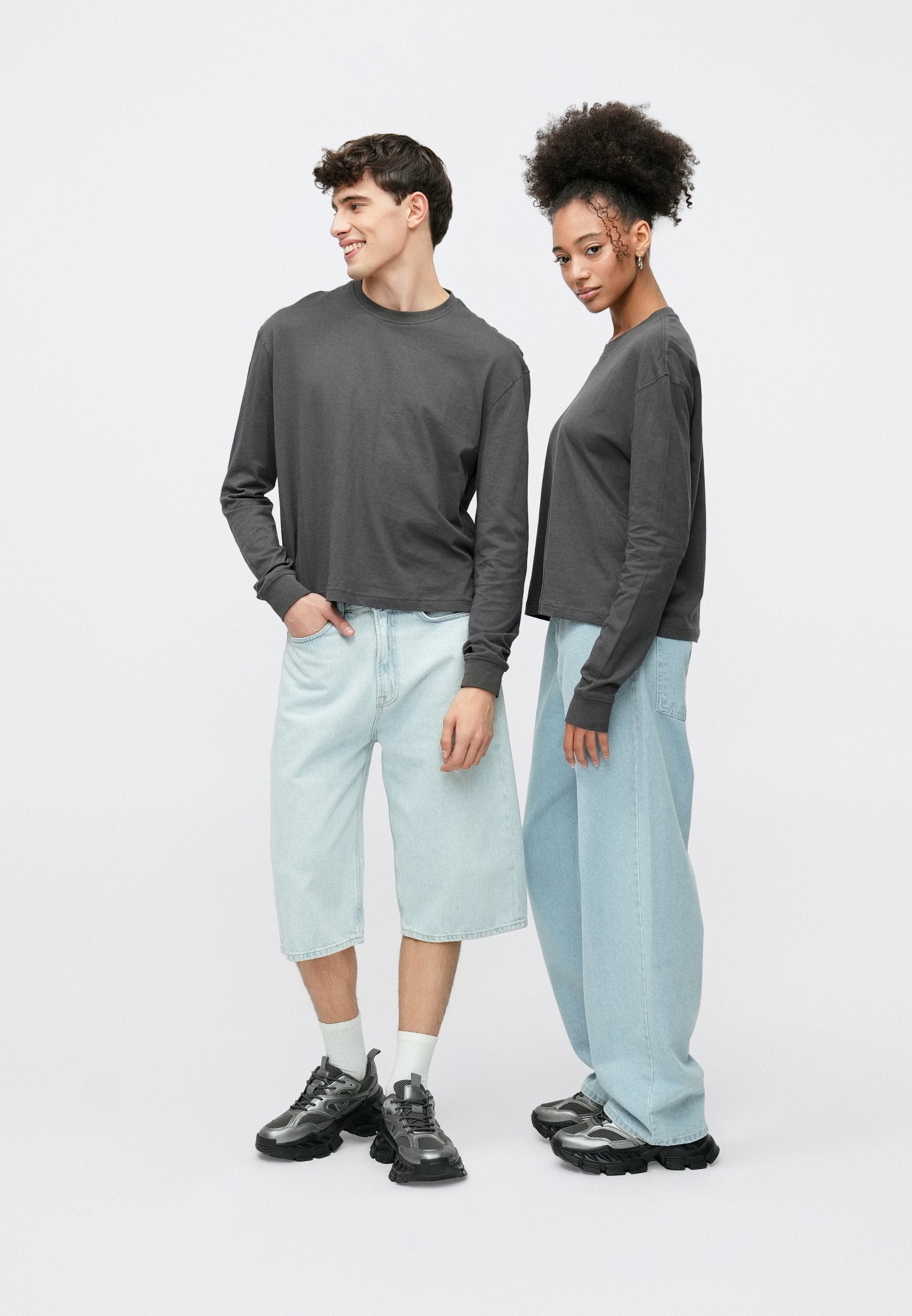 YOURTURN 2PACK BOXY FIT LONGE SLEEVED