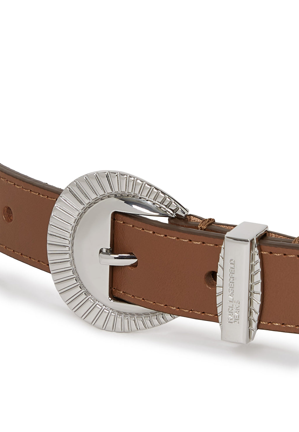WESTERN ROUND BUCKLE BELT Media 5