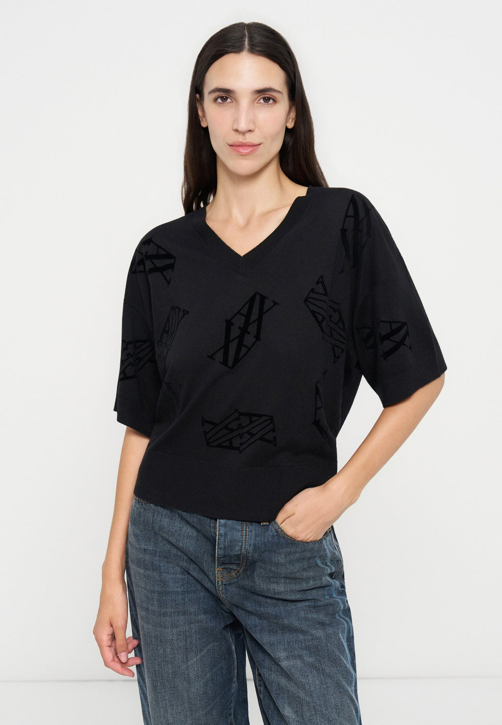 Armani Exchange T-Shirt print Media 4
