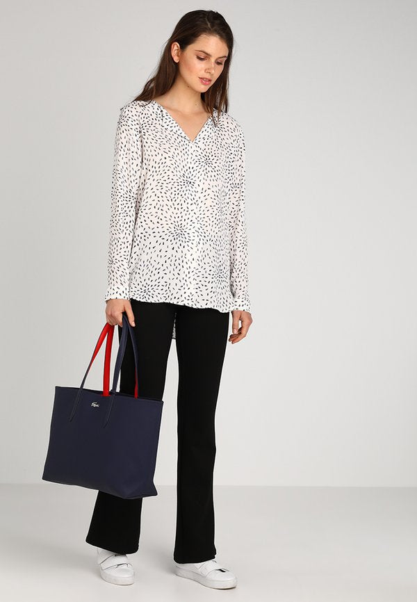 Lacoste SHOPPING BAG - Tote bag - peacoat salsa