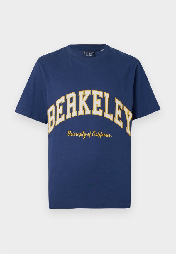 Jack & Jones JORBERKELEY TEE - Print T-shirt - medieval blue
