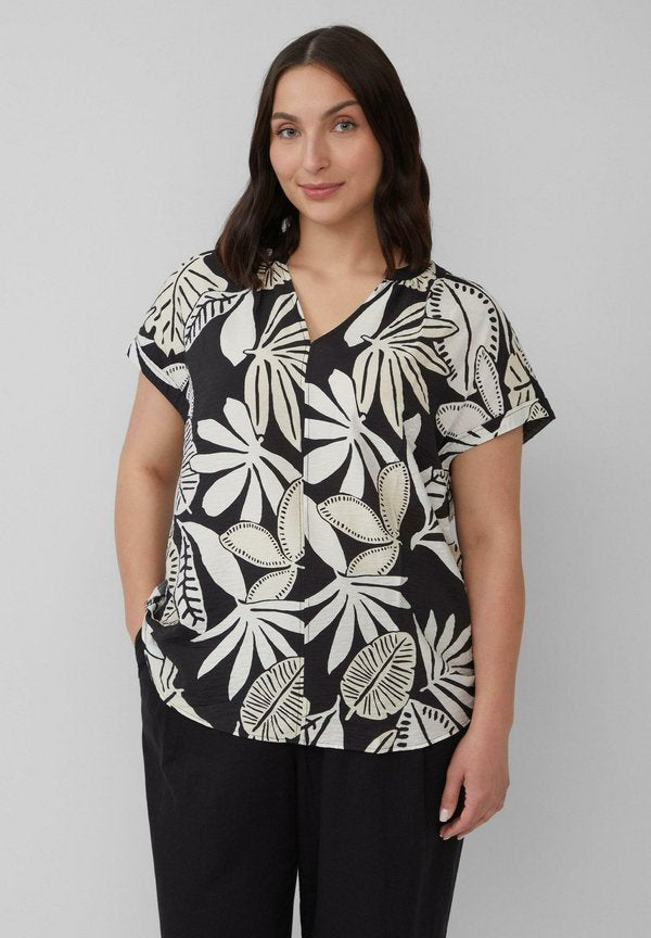 s.Oliver Blouse - schwarz