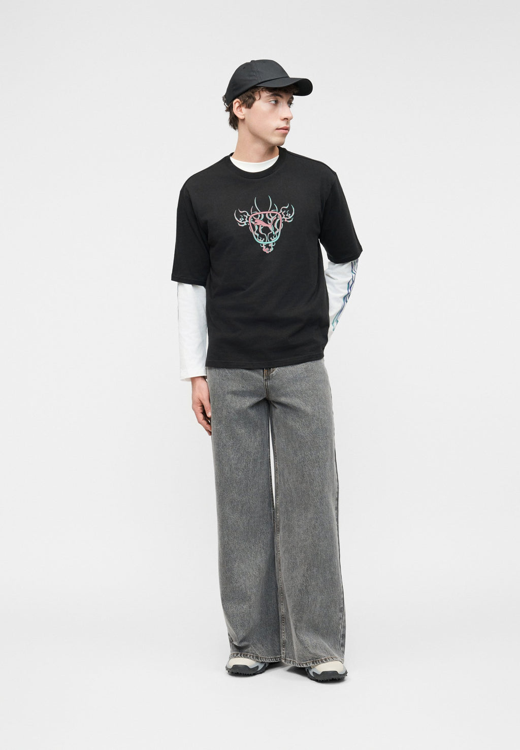 Puma BOXY GRAPHIC TEE UNISEX